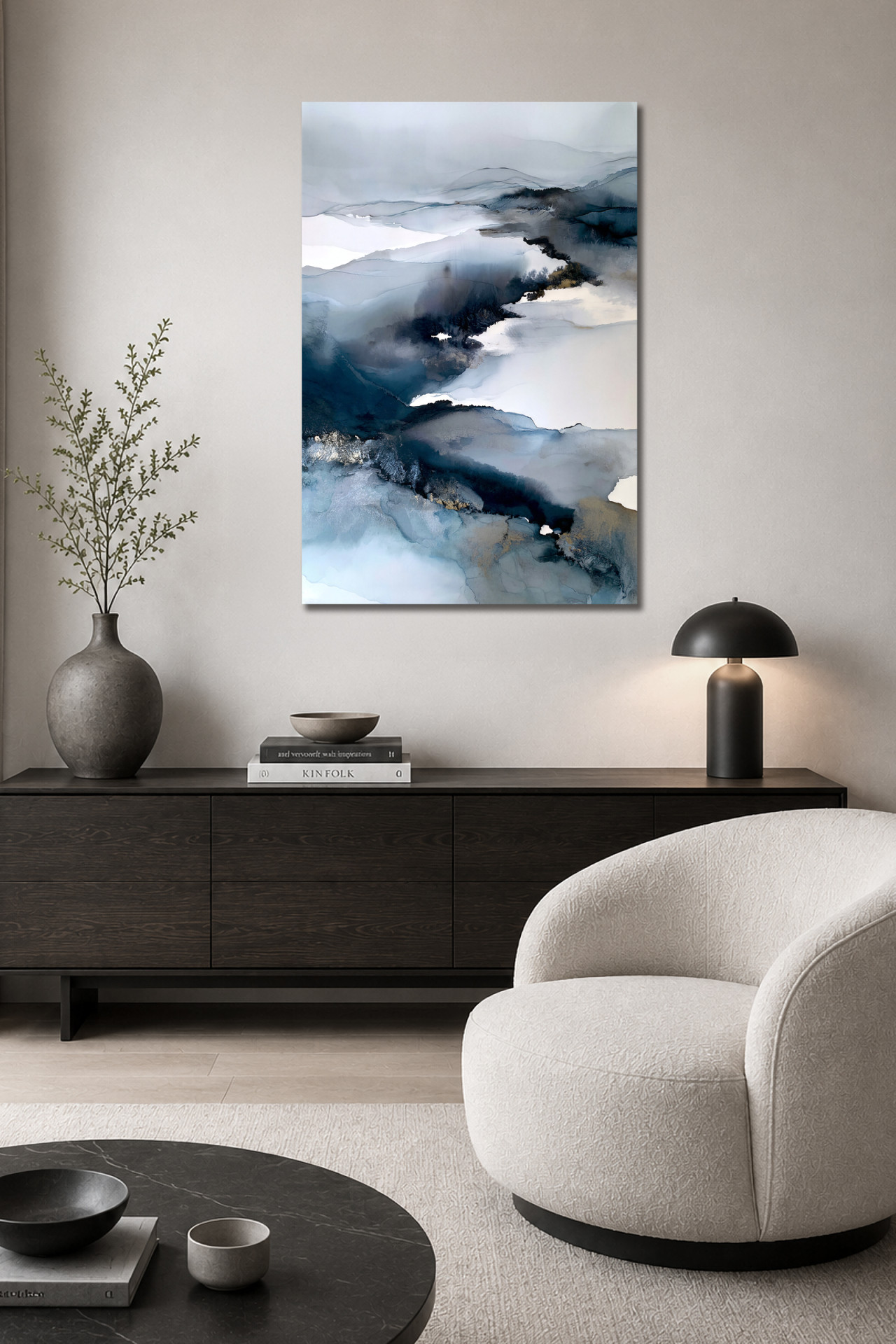 ESTUAIRE I – Abstraktes Leinwandbild